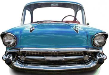 SC-088 Blue Car - Bel Air Oldtimer small