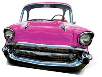 Sc-089 Pink Car - Bel Air Oldtimer small