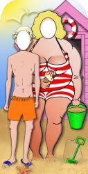 SC-134 Sea Side Couple Stand In