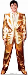 SC-318 Elvis Presley Gold Lame Suit