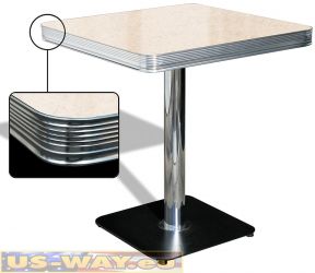 Bel Air Diner-Eckbank mit Tisch HW-300-Set