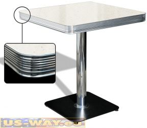 Bel Air Diner-Eckbank mit Tisch HW-300-Set
