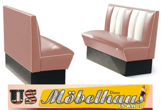 Bel Air HW-120 Dinerbank - original 50er Jahre Diner Look