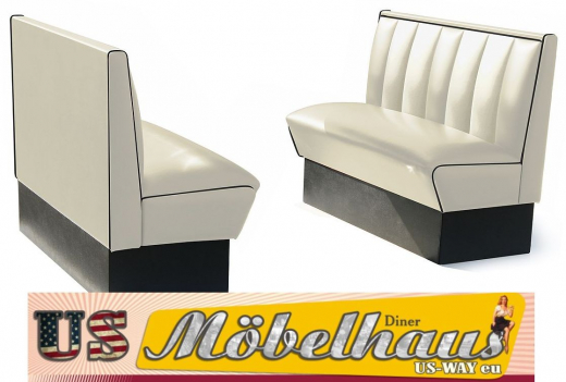 Bel Air HW-120 Dinerbank - original 50er Jahre Diner Look