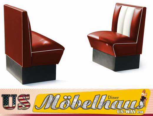 Bel Air HW-70 Dinerbank - original 50er Jahre Diner Look