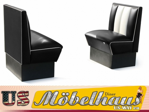 Bel Air HW-70 Dinerbank - original 50er Jahre Diner Look