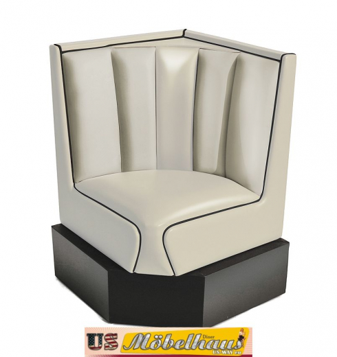 Bel Air HW-60-60 Diner Eckbank - 50er Jahre Diner Look