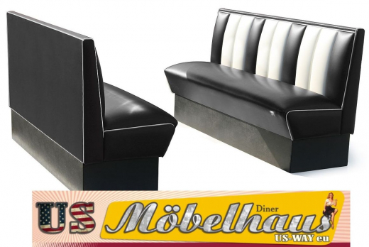 Bel Air HW-150 Dinerbank - original 50er Jahre Diner Look