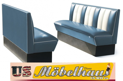 Bel Air HW-150 Dinerbank - original 50er Jahre Diner Look