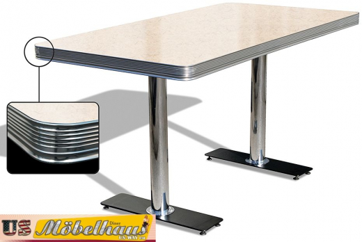 Bel Air HW-270 Set Diner Eckbank - 50er Jahre Retro Look