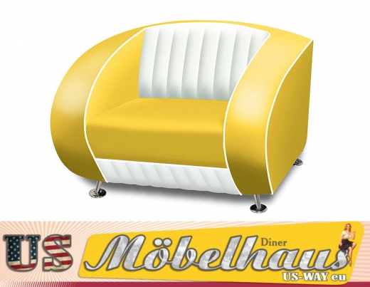 Bel Air Delucas Sessel SF-01 - 50er-Jahre Traum Diner Style