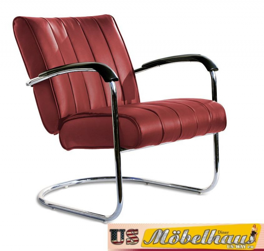 Bel Air LC-01 LTD Pullman Lounge Chair - 50s Diner Style