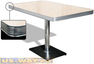 Bel Air Set Dinerbänke mit Tisch HW-120Set