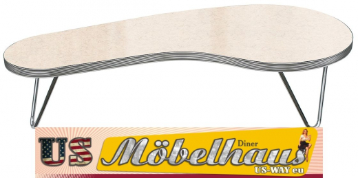 Bel Air TO-17 Nierentisch – Original 50er Jahre Style