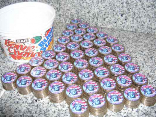 G-123 Las Vegas Token im Karton für Coin Pusher