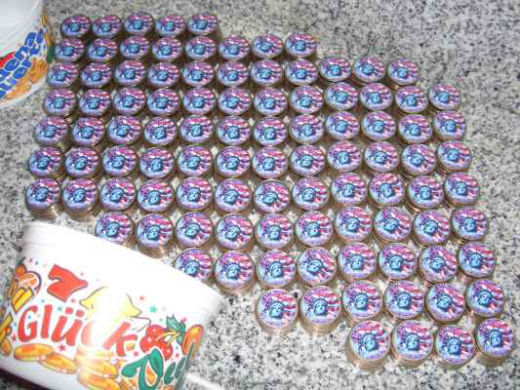 G-123 Las Vegas Token im Karton für Coin Pusher