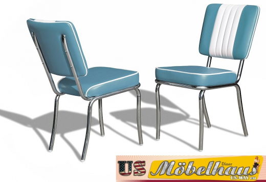 CO-24 Bel Air Arcade Chair CB Chrome im 50er USA-Diner-Style