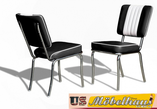 CO-24 Bel Air Arcade Chair CB Chrome im 50er USA-Diner-Style