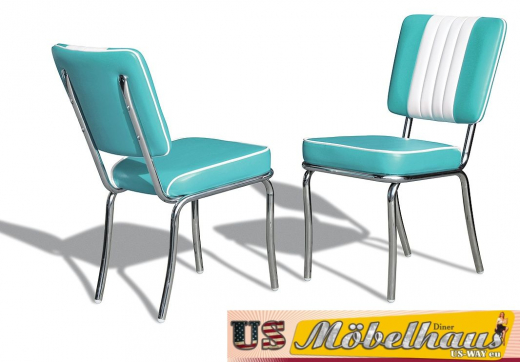 CO-24 Bel Air Arcade Chair CB Chrome im 50er USA-Diner-Style