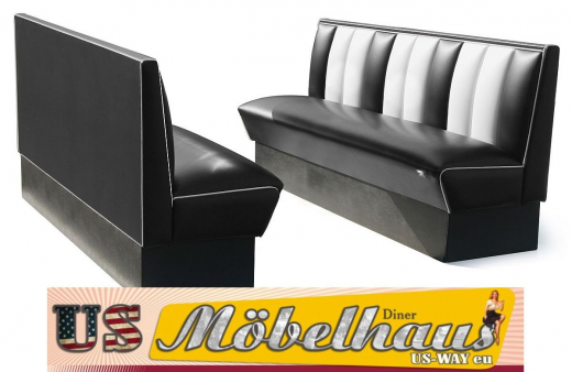 Bel Air HW-180 Dinerbank - original 50er Jahre Diner Look