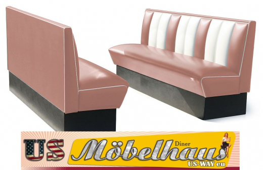 Bel Air HW-180 Dinerbank - original 50er Jahre Diner Look
