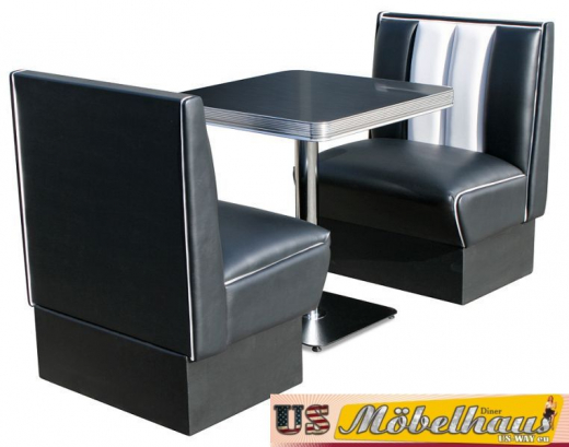 Bel Air HW-70 Set Dinerbank - 50er Jahre Diner Look