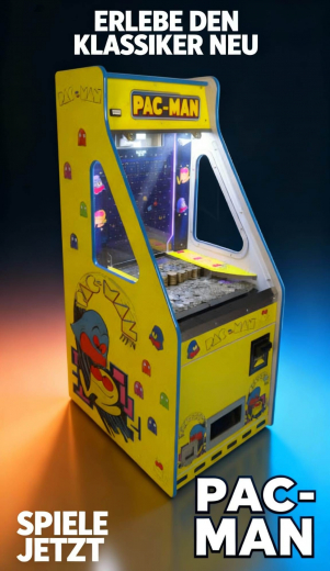 G-109 Pac-Man Münzschieber Automat – Coin Pusher Retro