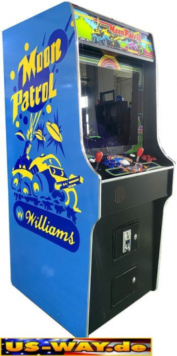 G-18 Moon Patrol Arcade Automat - Original 80er Retro-Feeling