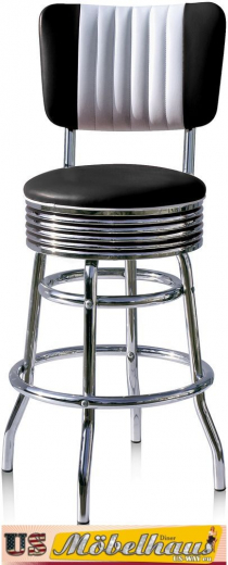 Bel Air BS-29/66-CB Airline Barhocker - 50er-Jahre USA-Style