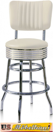 Bel Air BS-29/66-CB Airline Barhocker - 50er-Jahre USA-Style