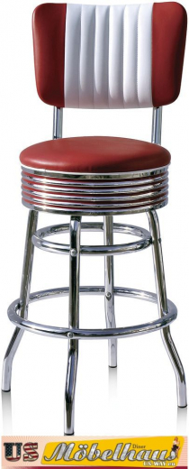 Bel Air BS-29/66-CB Airline Barhocker - 50er-Jahre USA-Style