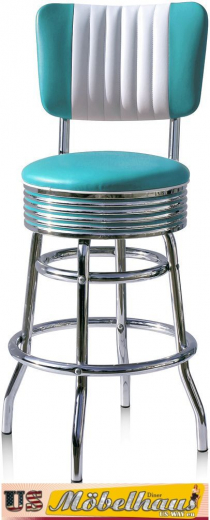 Bel Air BS-29/66-CB Airline Barhocker - 50er-Jahre USA-Style