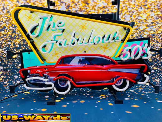 N-N0113 Fabulous 50`s Neon Display – Leuchtendes Retro-Schild für Zuhause & Gewerbe