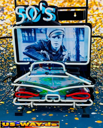 N-N0119 50´s Drive In Neon Display – Leuchtendes Retro-Schild für Zuhause & Gewerbe