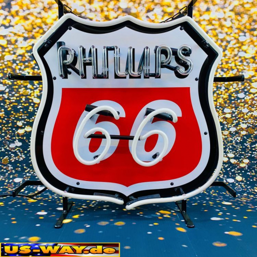 N-N0101 Route 66 Neon Display – Leuchtendes Retro-Schild für Zuhause & Gewerbe