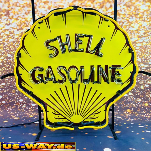 N-N0125 Shell Gasoline Neon Display – Leuchtendes Retro-Schild für Zuhause & Gewerbe