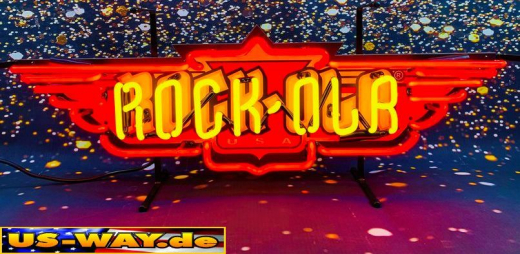 N-N0132 Rock-Ola Neon Display – Leuchtendes Retro-Schild für Zuhause & Gewerbe