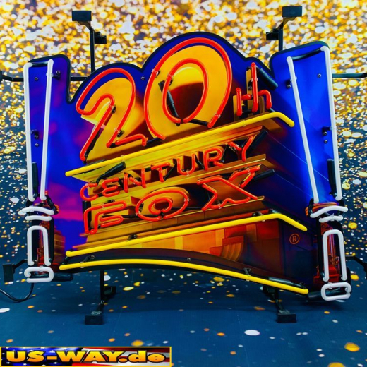 N-N0142 20th Century Fox Neon Display – Leuchtendes Retro-Schild für Zuhause & Gewerbe