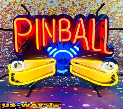 N-N0147 Pinball Neon Display – Leuchtendes Retro-Schild für Zuhause & Gewerbe