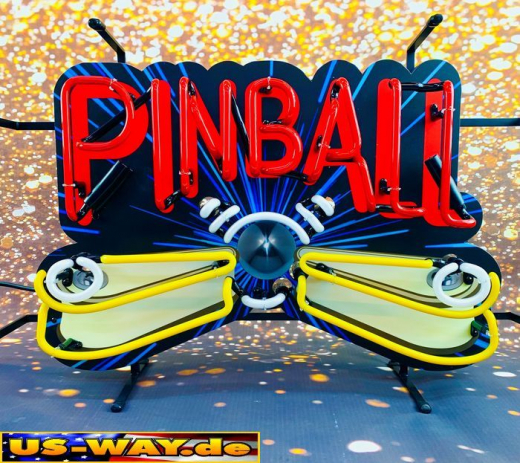 N-N0147 Pinball Neon Display – Leuchtendes Retro-Schild für Zuhause & Gewerbe