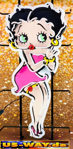 N-N0151 Betty Boop Neon Display – Leuchtendes Retro-Schild für Zuhause & Gewerbe
