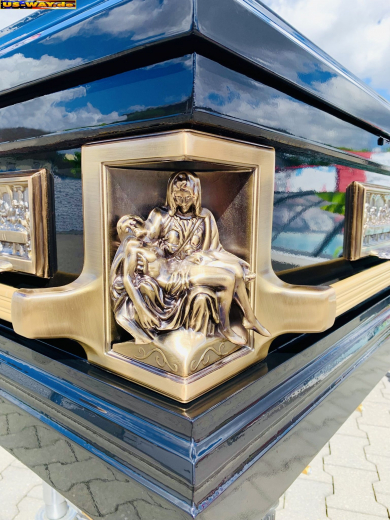 US-0203 Präsidenten Sarg Washington Schwarz – Luxus-Särge im American Style