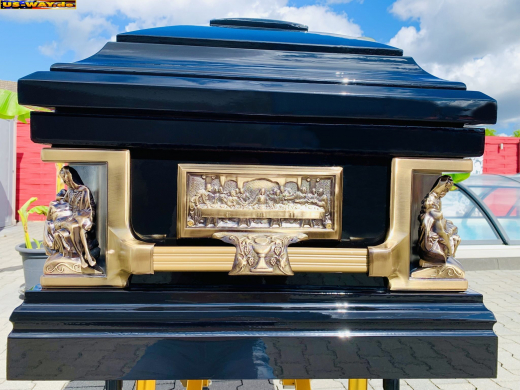 US-0203 Präsidenten Sarg Washington Schwarz – Luxus-Särge im American Style