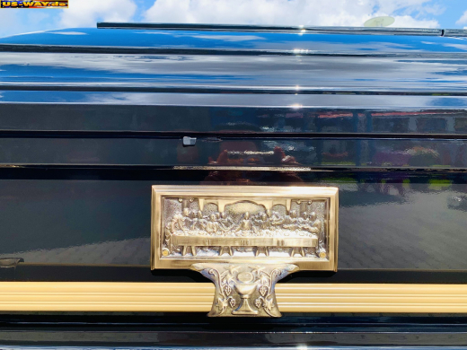 US-0203 Präsidenten Sarg Washington Schwarz – Luxus-Särge im American Style