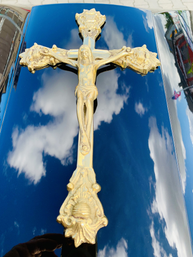 US-0203 Präsidenten Sarg Washington Schwarz – Luxus-Särge im American Style