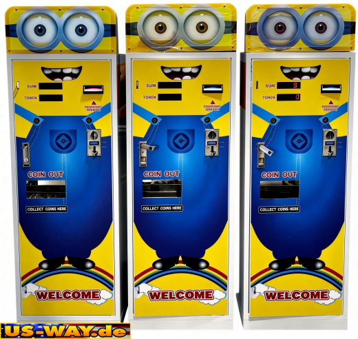 G-129 Wechselautomat für Spielmünzen | Euro Münzen & Scheine wechseln