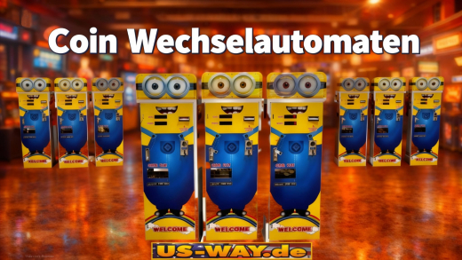 G-129 Wechselautomat für Spielmünzen | Euro Münzen & Scheine wechseln