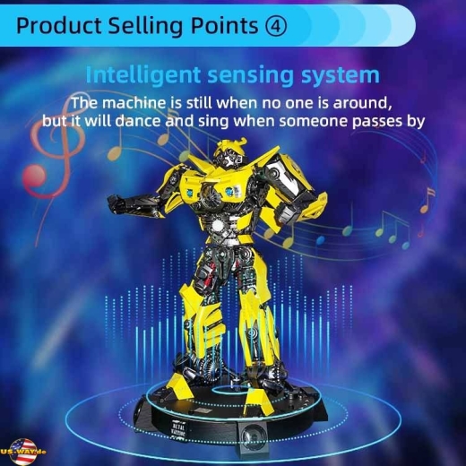 FS-1037 Metal Warrior Amusement Park Welcome Robot