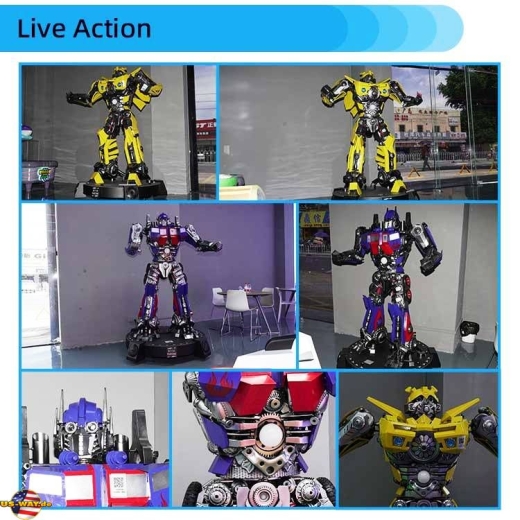 FS-1037 Metal Warrior Amusement Park Welcome Robot