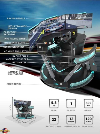 FS-7009 Racing Simulator Super Engine